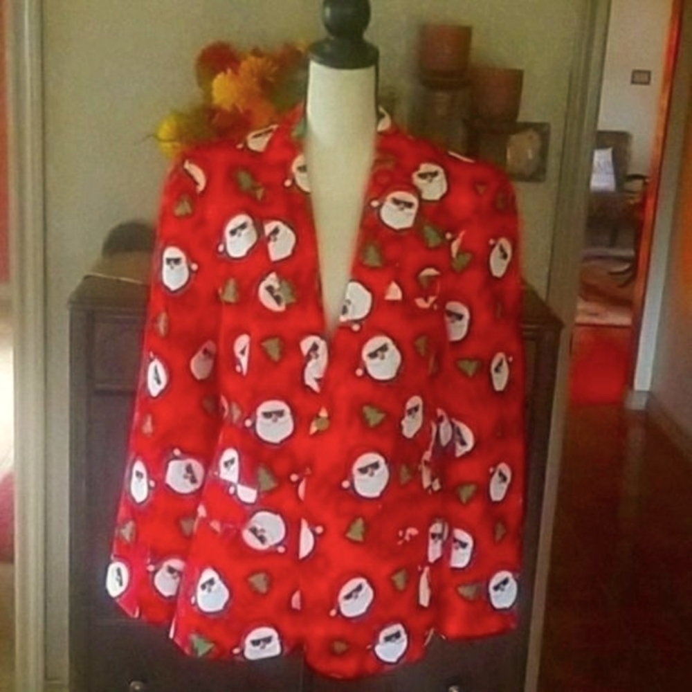 𝅺NWOT  Cute Santa Claus Jacket